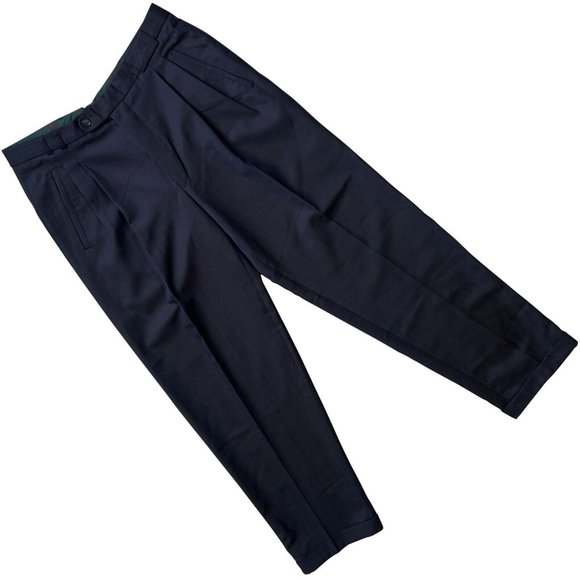 Giovani (Germany) Pinstripe Schurwolle Blend Wide Tailored Trousers (Raf Simons) - Picture 1 of 4